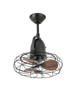 Ventilador retro e industrial KEIKI cambio de posición