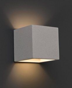 Aplique cemento beige KAMEN detalle