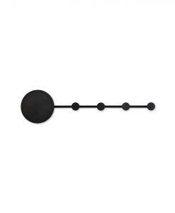 Aplique colgador negro HAN LED