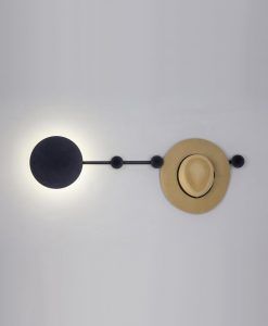 Aplique colgador negro HAN LED detalle 2