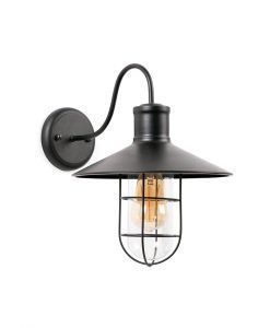 Aplique estilo industrial negro MARINA