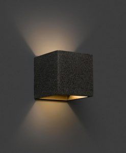 Aplique minimalista gris KAMEN detalle