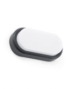 Aplique negro exteriores FRED LED