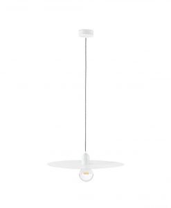 Lámpara de techo minimalista blanca PLAT