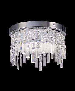 Plafón cristal circular KAWAI LED detalle - La Casa de la Lámpara