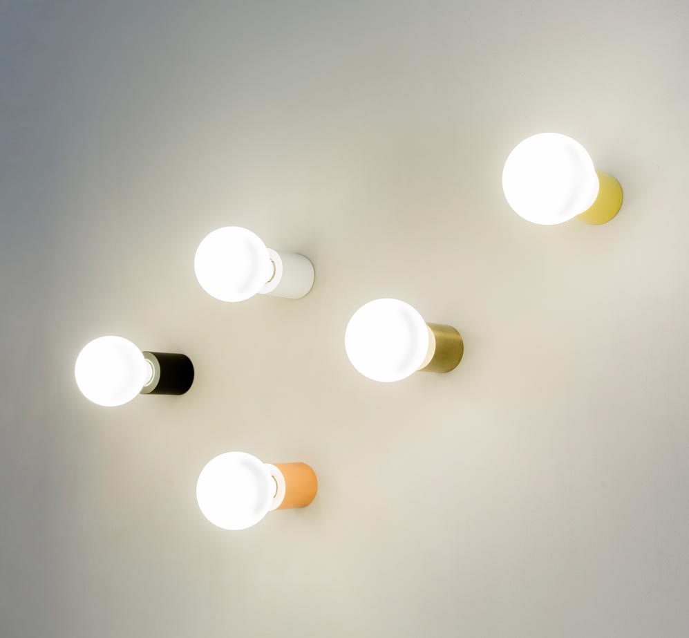 Aplique o plafón minimalista blanco mate TEN ambiente