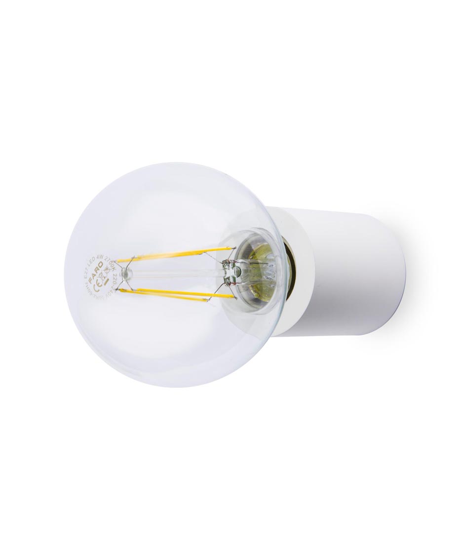 Aplique o plafón minimalista blanco mate TEN