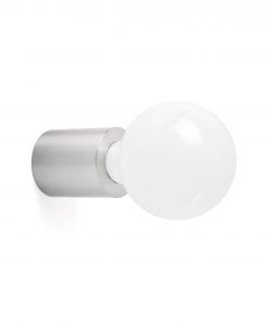 Aplique o plafón minimalista níquel mate TEN