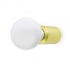 Aplique o plafón minimalista oro satinado TEN