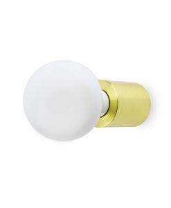Aplique o plafón minimalista oro satinado TEN