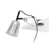 Flexo soporte pinza cromo y blanco STUDIO