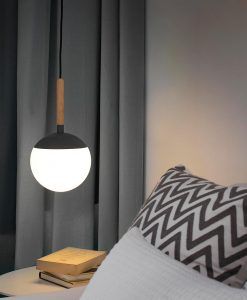 Lámpara colgante gris MINE ambiente