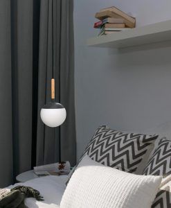 Lámpara colgante gris MINE ambiente 3