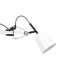 Lámpara flexo soporte pinza blanco STUDIO
