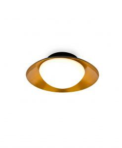 Plafón pequeño negro y cobre SIDE LED