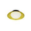 Plafón pequeño negro y oro SIDE LED