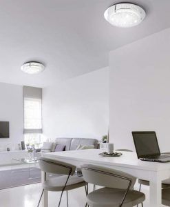 Plafón mediano CRYSTAL LED MIRROR ambiente