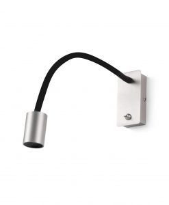 Aplique brazo articulado níquel LESER LED