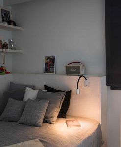 Aplique brazo articulado níquel LESER LED ambiente