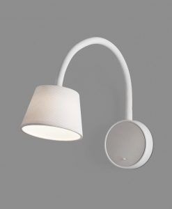 Lámpara aplique flexible blanca BLOME LED detalle
