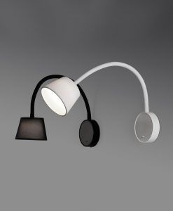 Lámpara aplique flexible blanca BLOME LED detalle 2