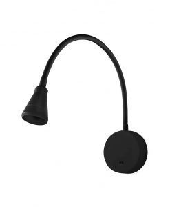 Punto de luz aplique negro BEL LED