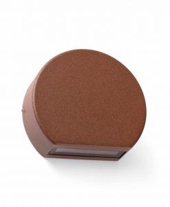 Aplique de terraza marrón óxido PILL LED