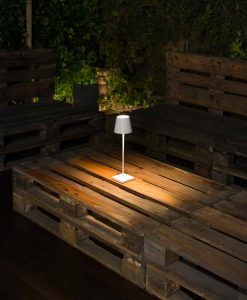Lámpara portátil blanca TOC LED ambiente