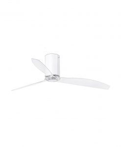 Ventilador blanco brillo y transparente MINI TUBE FAN