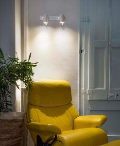 Aplique blanco con dos luces ORLEANS ambiente