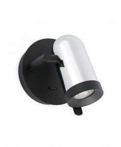 Aplique cromo minimalista 1 luz ORLEANS