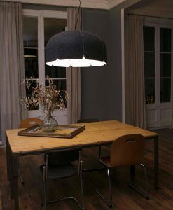 Lámpara 70% reciclada gris oscura y claro MUTE LED ambiente 2