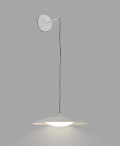 Lámpara colgante blanca SLIM LED detalle