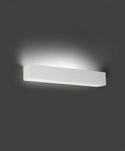 Luminaria de yeso blanco TERA LED detalle