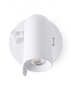 Minimalista aplique blanco 1 luz ORLEANS