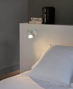 Minimalista aplique blanco 1 luz ORLEANS ambiente