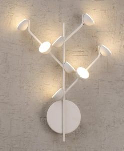 Aplique dormitorio blanco ADN LED detalle