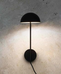 Aplique original negro clásico renovado PURE LED ambiente