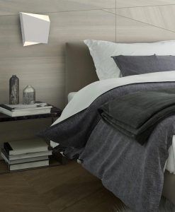Lámpara de dormitorio blanca ASIMETRIC ambiente