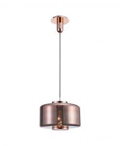 Lámpara grande de techo cobre JARRAS