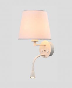 Aplique con lector LED con USB blanco CAICOS