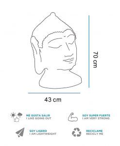 Medidas lámpara zen 70 cm altura GOA