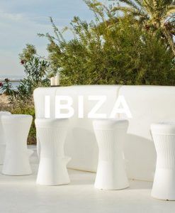 Mostrador curvo con luz 120 cm de ancho IBIZA ambiente