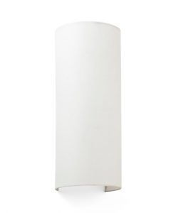 Aplique circular de tela beige 2 luces COTTON