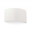 Aplique curvo de tela beige 2 luces COTTON