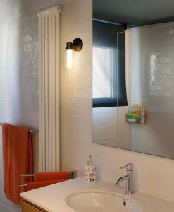 Aplique de pared baño bronce BRUME LED ambiente