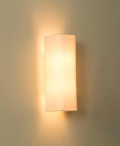 Aplique de tela beige 2 luces COTTON detalle