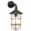 Aplique diseño industrial exterior negro HONEY