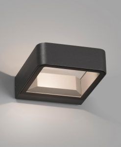 Aplique gris oscuro exterior moderno AXEL LED
