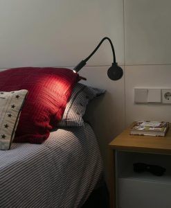Aplique lector brazo articulado negro PIXIE LED ambiente